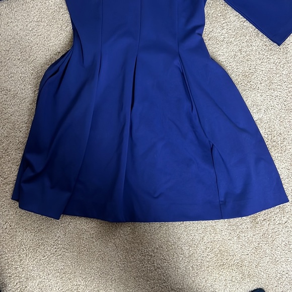 Vintage Gap Blue MIDI Pleated Dress - Picture 6 of 12